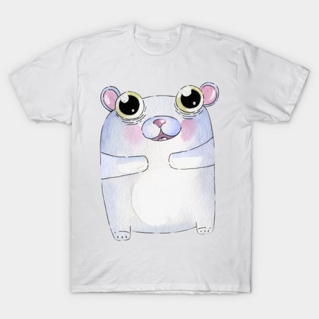 Cute Rat T-Shirt by Visualism